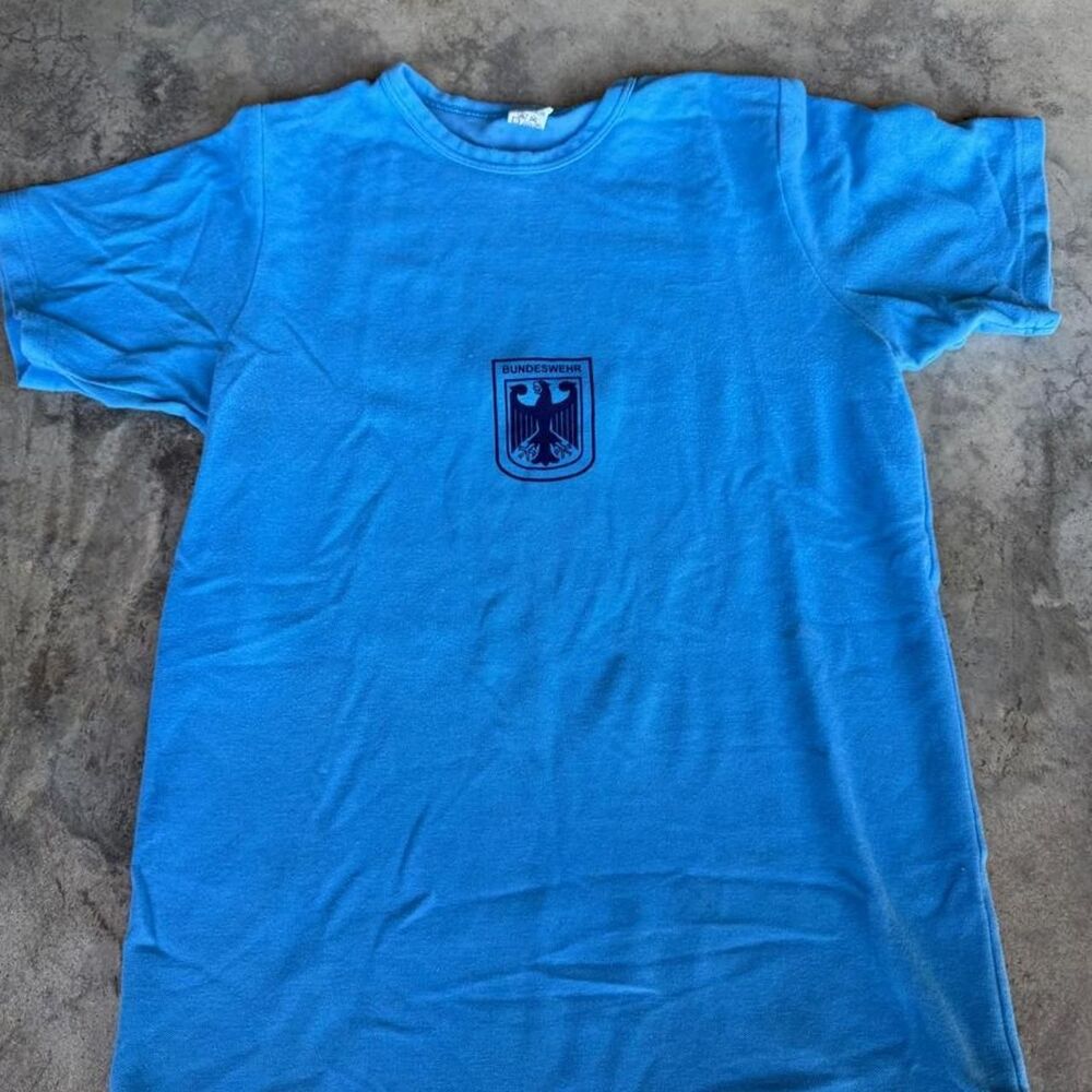 Authentic German Bundeswehr military training tee from the early 2010s